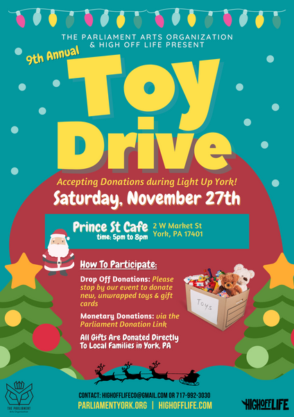 High Off Life x Parliament Arts 9th Annual Toy Drive