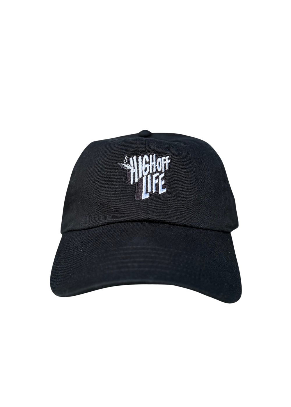 Black High Off Life Embroidered Dad Hat