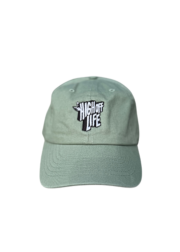 Green Tea High Off Life Embroidered Dad Hat