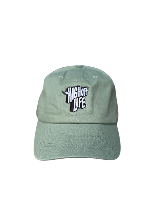 Green Tea High Off Life Embroidered Dad Hat