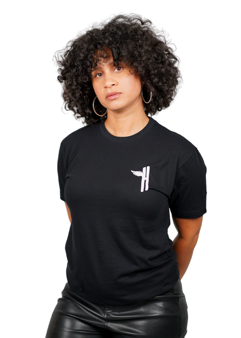 The Fly High Tee (Black/White)