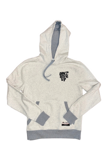 Don't Give Up | High Off Life Hoodie (Oatmeal Heather Grey & Oxford Heather Grey)