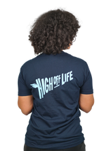 Load image into Gallery viewer, The Fly High Tee (Navy/Baby Blue)