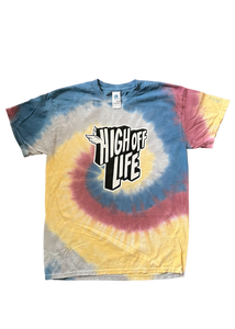 High Off Life T-Shirt (Lotus Tie-Dye)