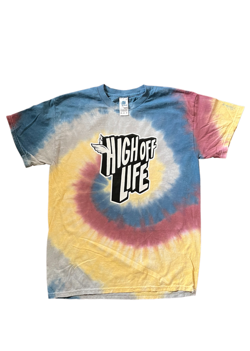 High Off Life T-Shirt (Lotus Tie-Dye)