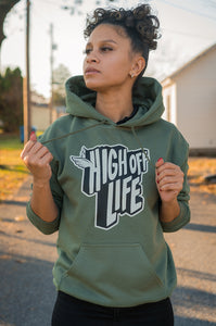 High Off Life Hoodie (Military Green)