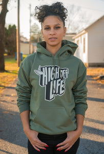 High Off Life Hoodie (Military Green)