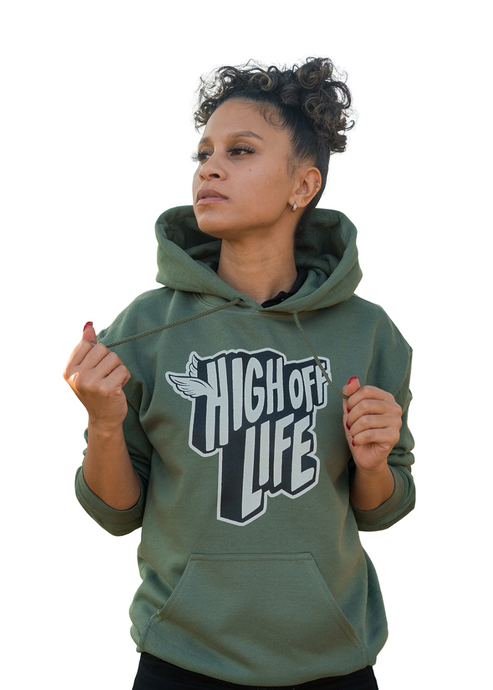 High Off Life Hoodie (Military Green)