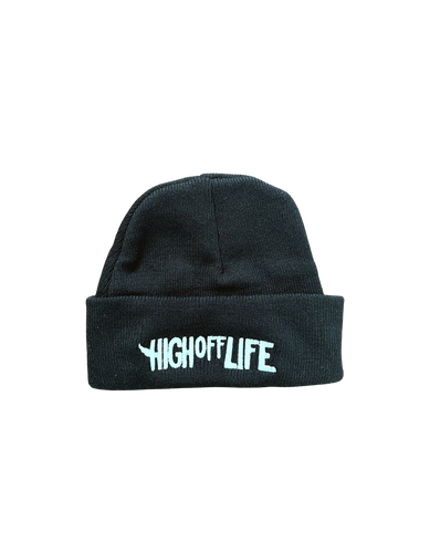 High Off Life Kids Beanie Hat (Black)