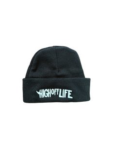 High Off Life Kids Beanie Hat (Black)