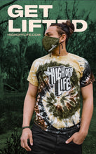 Load image into Gallery viewer, High Off Life T-Shirt (Camo Swirl Tie-Dye)