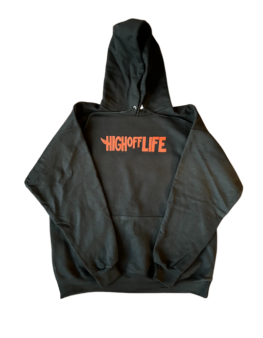 High Off Life Hoodie (Black & Red)