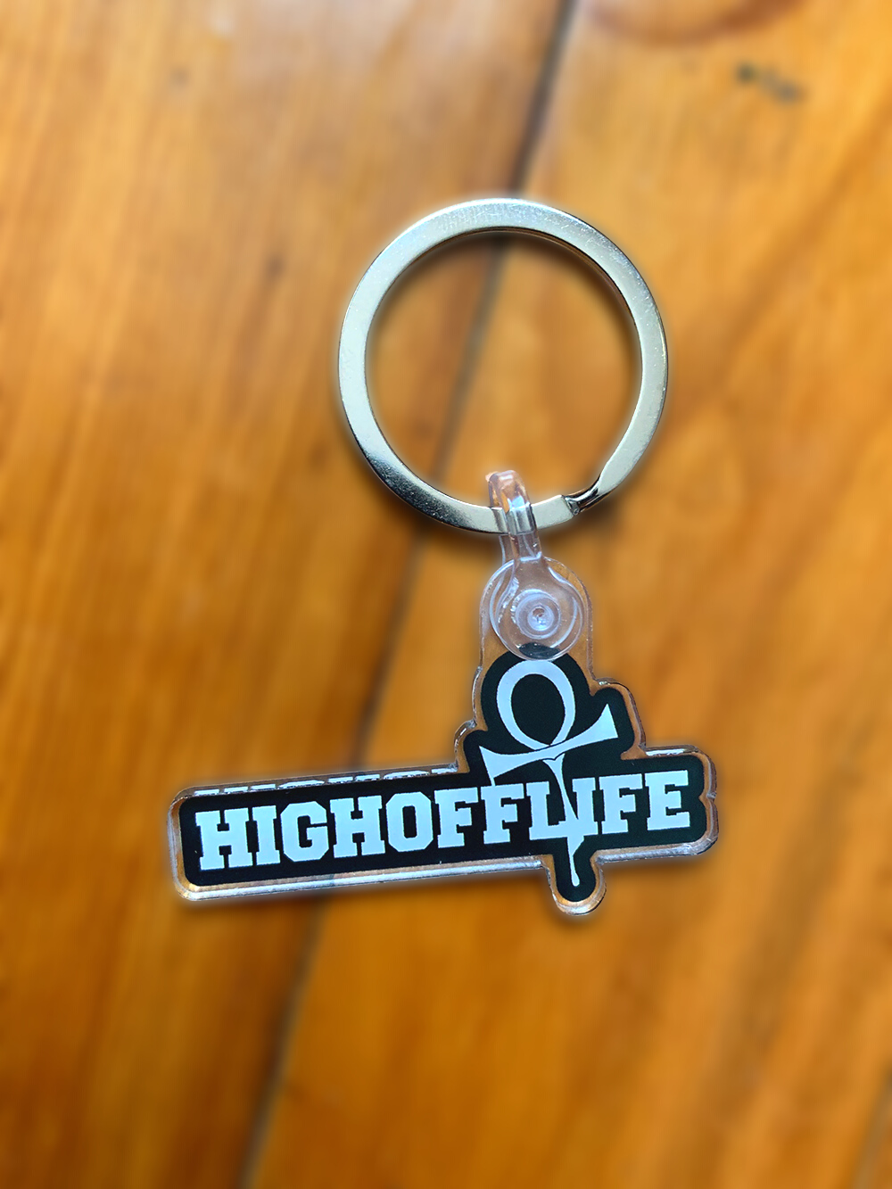 High Off Life Keychain (Ankh Logo)