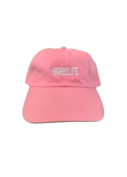 High Off Life Dad Hat (Light Pink)