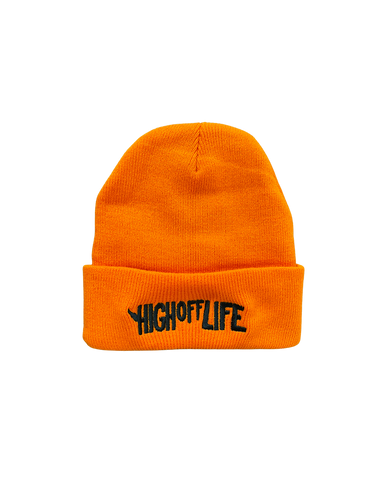 High Off Life Beanie Hat (Orange)