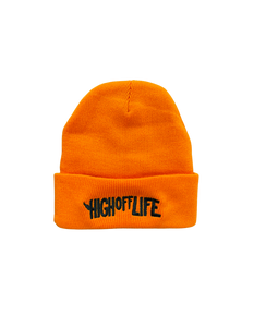 High Off Life Beanie Hat (Orange)