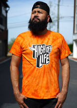 Load image into Gallery viewer, High Off Life T-Shirt (Orange Tie-Dye)