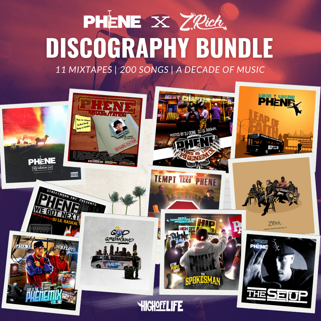 Phene x Z. Rich Digital Discography Bundle (11 Mixtapes)