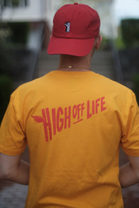 The Fly High Tee (Yellow/Red)