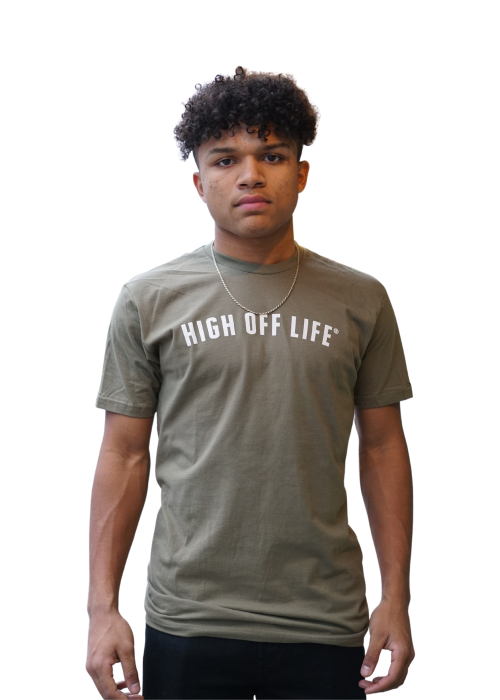 High Off Life Trademark Tee (Military Green) – High Off Life ®
