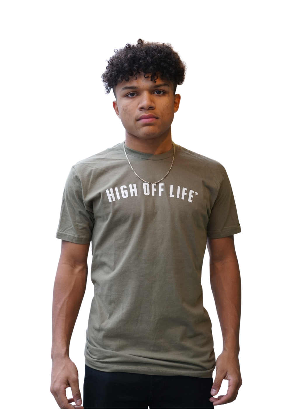 High Off Life Trademark Tee (Military Green)